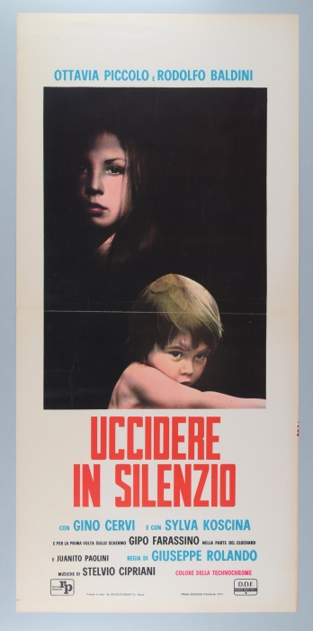 Uccidere in silenzio / To Kill in Silence - Italian Locandina